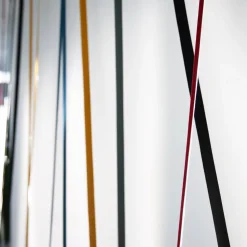 Martinelli Luce Elastica vloerlamp als band, grijs