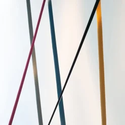 Martinelli Luce Elastica band-vloerlamp lichtblauw