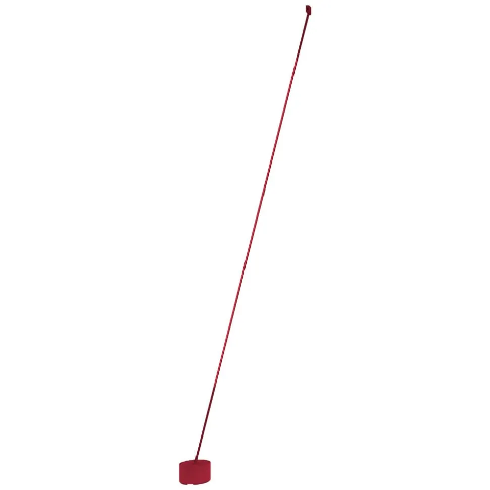 Martinelli Luce Elastica vloerlamp als band, rood