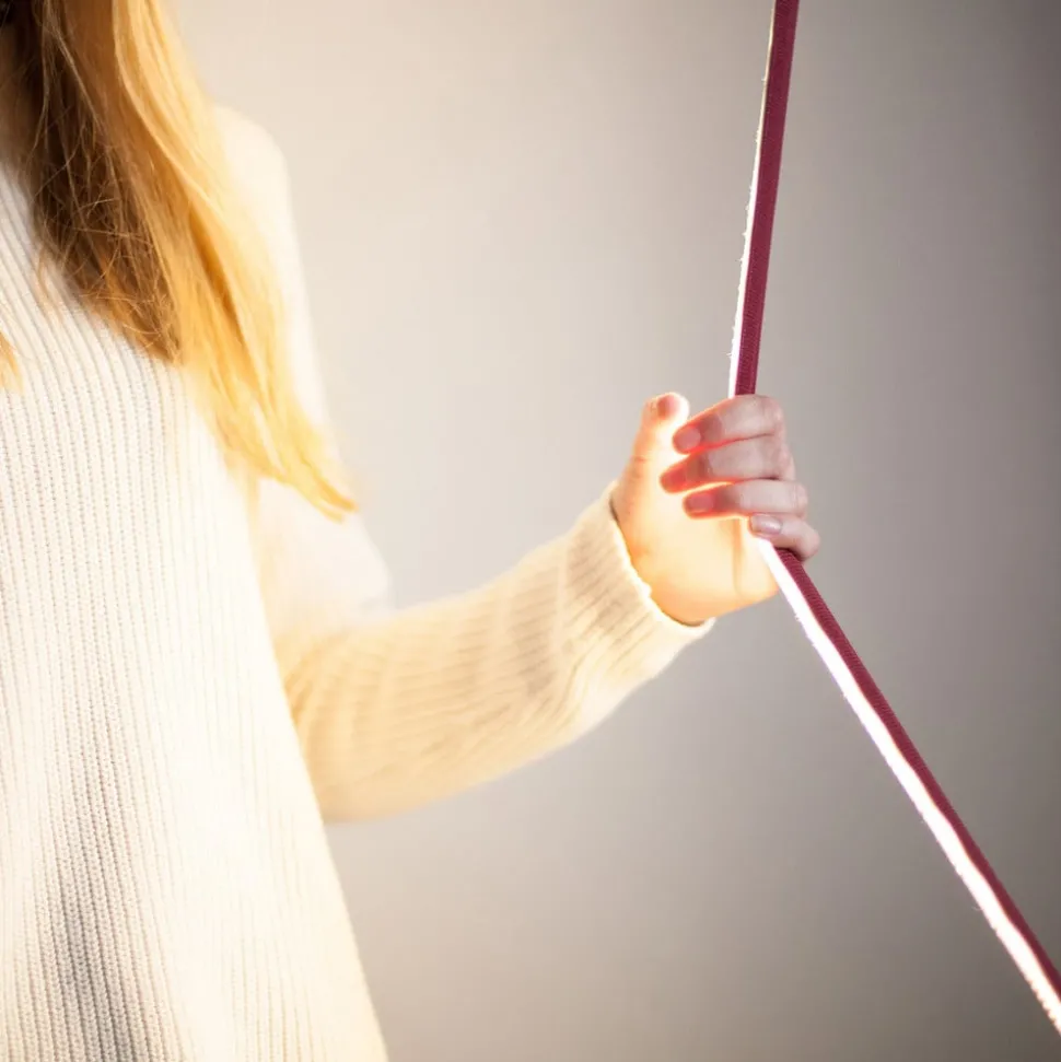 Martinelli Luce Elastica vloerlamp als band, rood