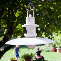 Martinelli Luce Polo buiten hanglamp Ø48 cm wit