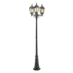 Mastlamp Firenze, 3-lamps, groen