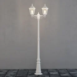 Mastlamp Firenze, 2-lamps, wit