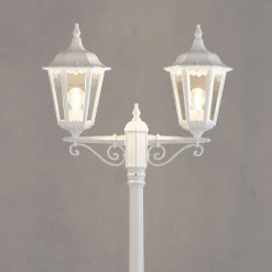 Mastlamp Firenze, 2-lamps, wit