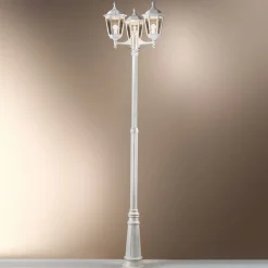 Mastlamp Puchberg 3-lamps 255 cm wit-goud