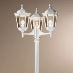 Mastlamp Puchberg 3-lamps 255 cm wit-goud