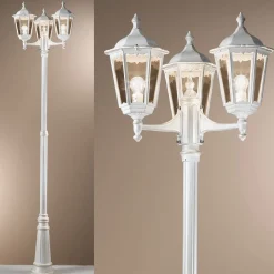 Mastlamp Puchberg 3-lamps 255 cm wit-goud