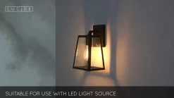 Matslot buitenwandlamp, hoogte 30,5 cm