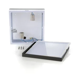 Matteo buiten plafondlamp, 2 x E27, IP44, antraciet