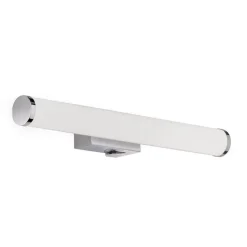 Mattimo LED wandlamp, breedte 40 cm, chroom, schakelaar