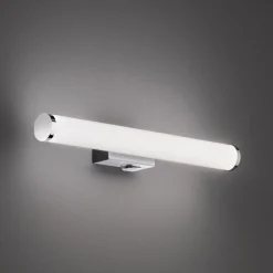 Mattimo LED wandlamp, breedte 40 cm, chroom, schakelaar