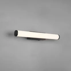 Mattimo LED wandlamp, breedte 40 cm, zwart, schakelaar