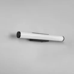 Mattimo LED wandlamp, breedte 40 cm, zwart, schakelaar