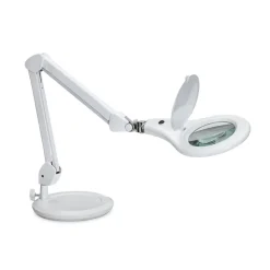MAULmakro LED-werklamp, wit, 46 cm, statief