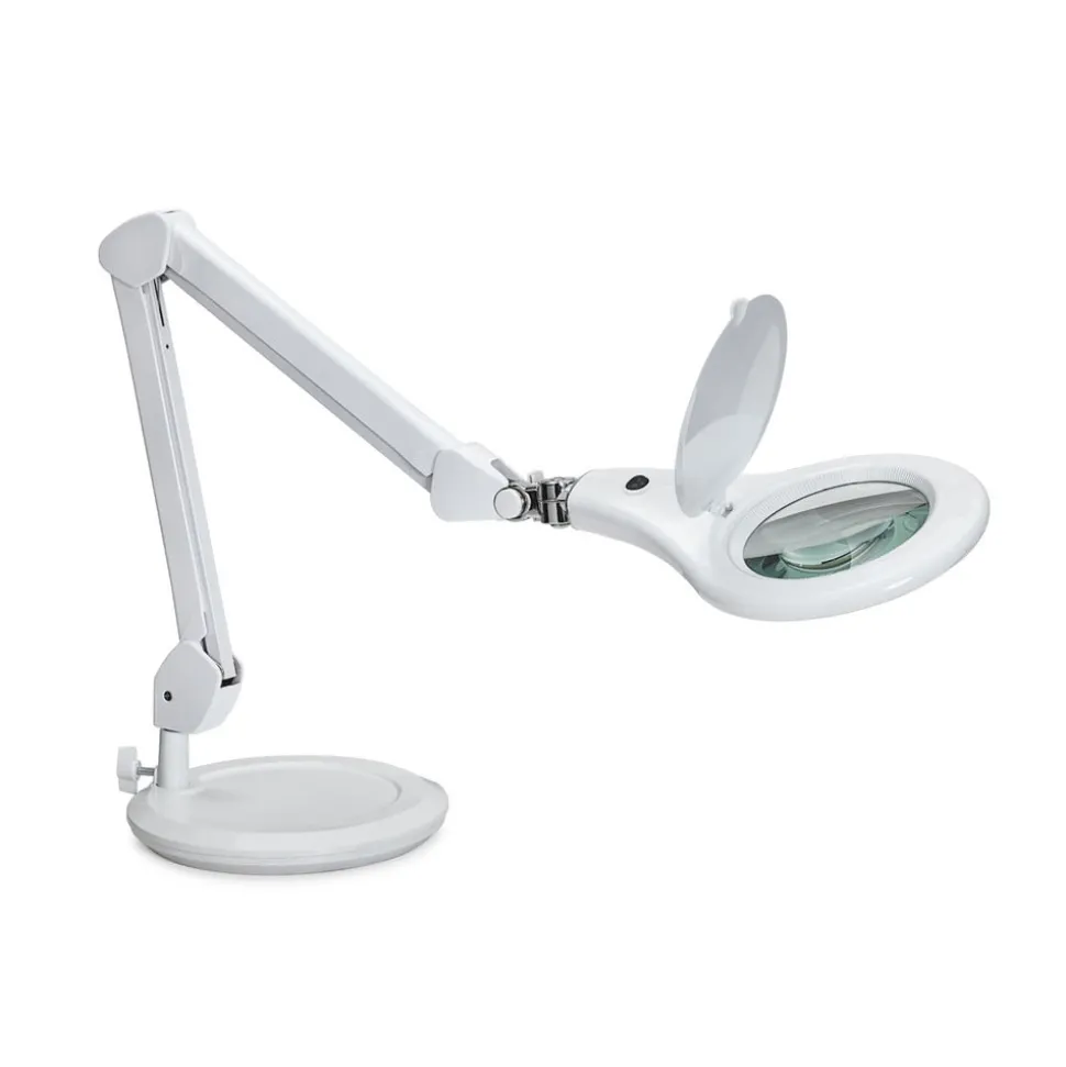 MAULmakro LED-werklamp, wit, 46 cm, statief