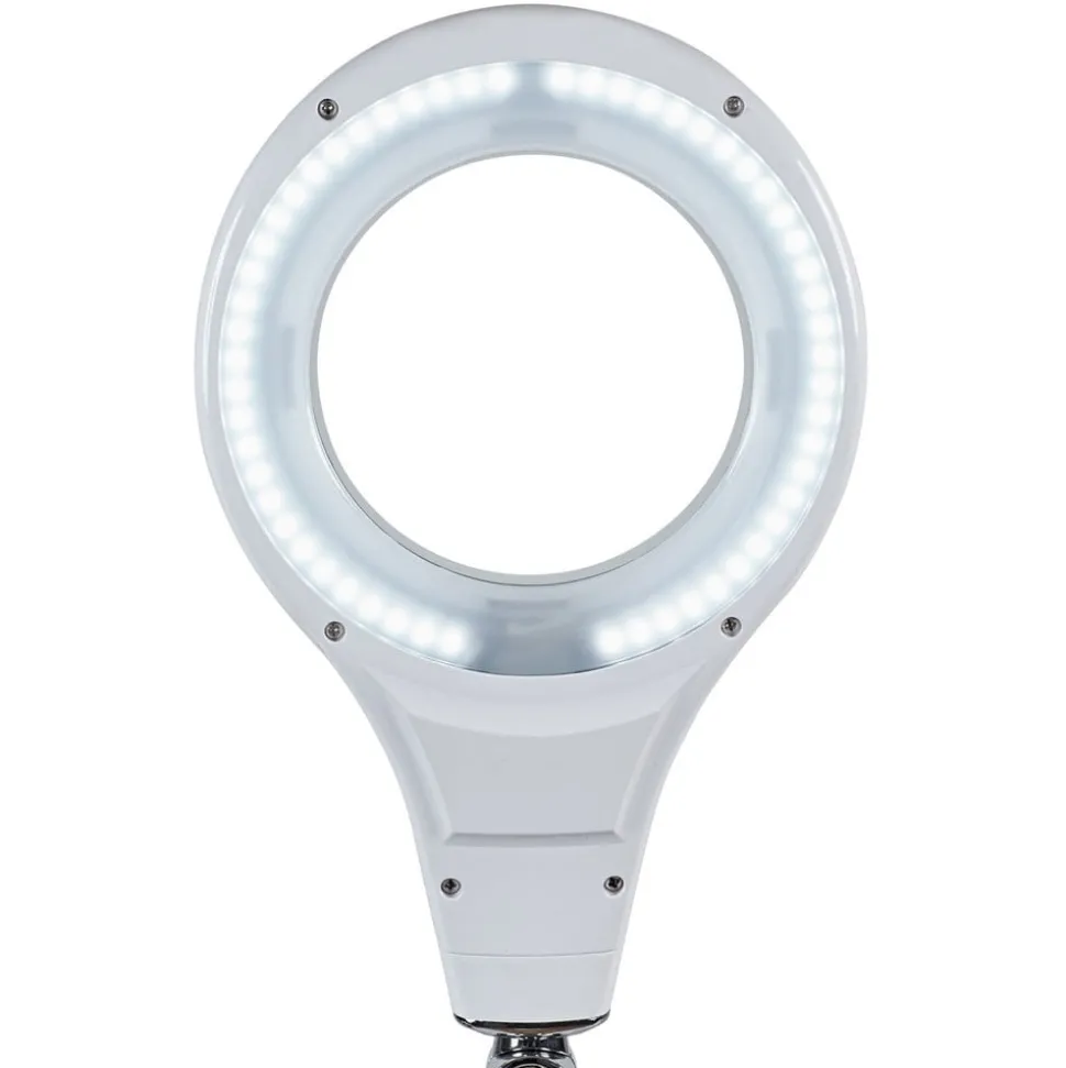 MAULmakro LED-werklamp, wit, 46 cm, statief