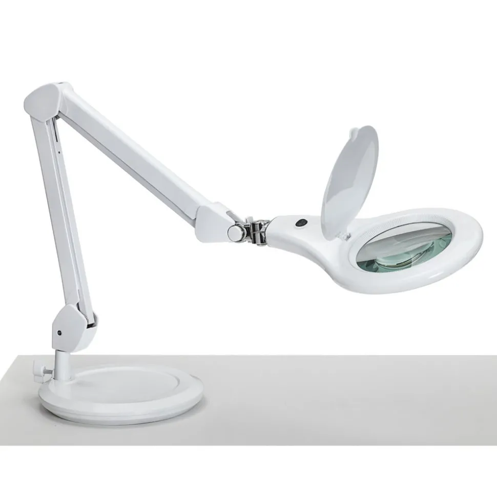 MAULmakro LED-werklamp, wit, 46 cm, statief