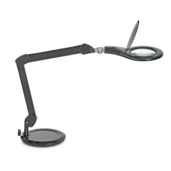 MAULmakro LED-werklamp, zwart, 46 cm, statief