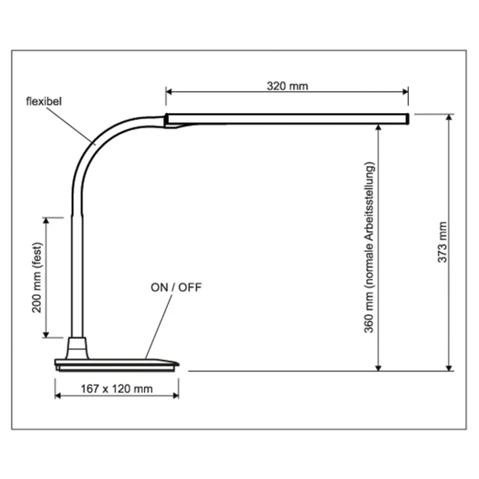 MAULpirro LED tafellamp, wit, hoogte 37 cm, dimbaar