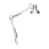 MAULstudie klemlamp, zilverkleurig, hoogte 44 cm, metaal