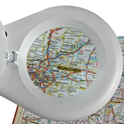 MAULviso LED loeplamp, wit, 48 cm, metaal