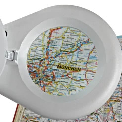 MAULviso LED loeplamp, wit, hoogte 50 cm, klem