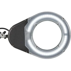 MAULviso LED loeplamp, zwart, hoogte 50 cm, klem