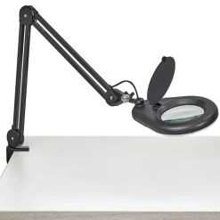 MAULviso LED loeplamp, zwart, hoogte 50 cm, klem