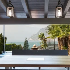 Maya buiten hanglamp, donkergrijs, IP65, 44,5 cm