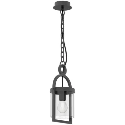 Maya buiten hanglamp in donkergrijs IP65, 150 cm