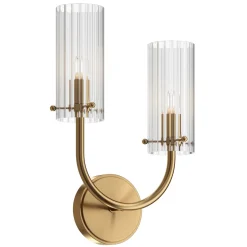 Maytoni Arco wandlamp, links hoger, 2-lamps