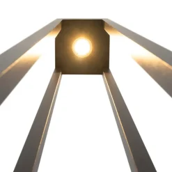 Maytoni buitenlamp Elbe, hoogte 200 cm, grafietkleurig