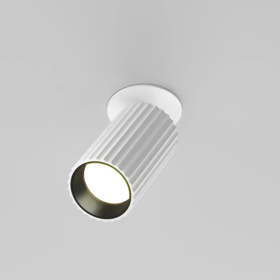 Maytoni Calipso inbouwlamp, wit, draaibaar, GU10