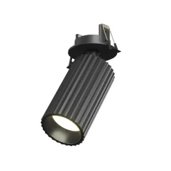 Maytoni Calipso inbouwlamp, zwart, draaibaar, GU10