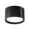 Maytoni downlight Hoepel, zwart, hoogte 5 cm Ø 8,5 cm aluminium GX53