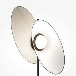 Maytoni Evolution LED vloerlamp, zwart/wit, hoogte 158 cm