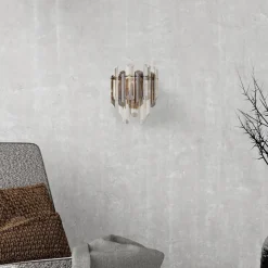 Maytoni Flare wandlamp met kristalldekor