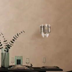 Maytoni Flare wandlamp met kristalldekor