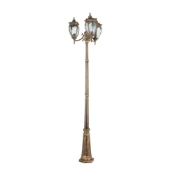 Maytoni Fleur lantaarnpaal, goud antiek