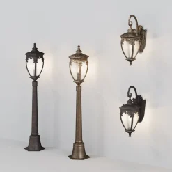 Maytoni Fleur tuinpadverlichting, brons