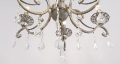 Maytoni Grace kroonluchter 6-lamps messing/wit