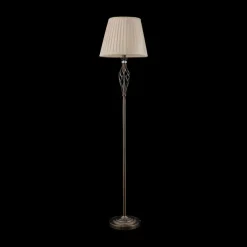 Maytoni Grace vloerlamp 1-lamp messing/beige