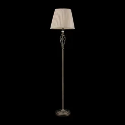 Maytoni Grace vloerlamp 1-lamp messing/beige