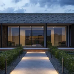 Maytoni Hagen LED tuinpadverlichting, 3000K, grafiet