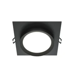 Maytoni Hoop inbouwlamp, hoekig, zwart