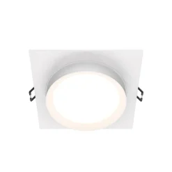 Maytoni Hoop inbouwlamp, hoekig, wit