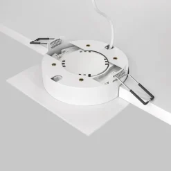 Maytoni Hoop inbouwlamp, hoekig, wit