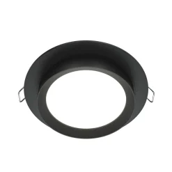 Maytoni Hoop inbouwlamp, rond, zwart