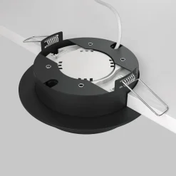 Maytoni Hoop inbouwlamp, rond, zwart