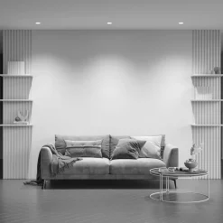 Maytoni inbouwlamp Share, wit/wit, Ø 14 cm, aluminium, GU10